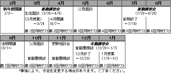 日程表小5